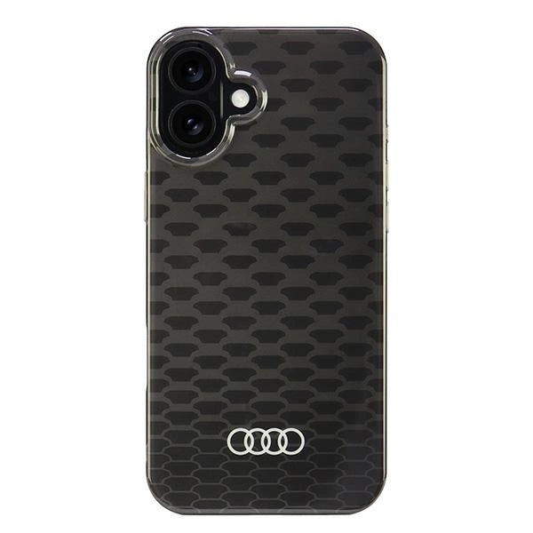 Audi IML Stitching Pattern MagSafe iPhone 16 Plus 6.7" black/black hardcase AU-IMLMIP16M-Q5/D3-BK_0
