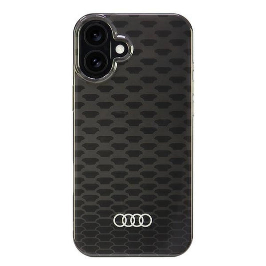 Audi IML Stitching Pattern MagSafe iPhone 16 Plus 6.7" black/black hardcase AU-IMLMIP16M-Q5/D3-BK_0