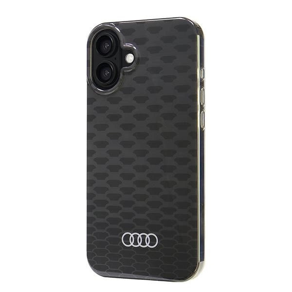 Audi IML Stitching Pattern MagSafe iPhone 16 Plus 6.7" black/black hardcase AU-IMLMIP16M-Q5/D3-BK_2