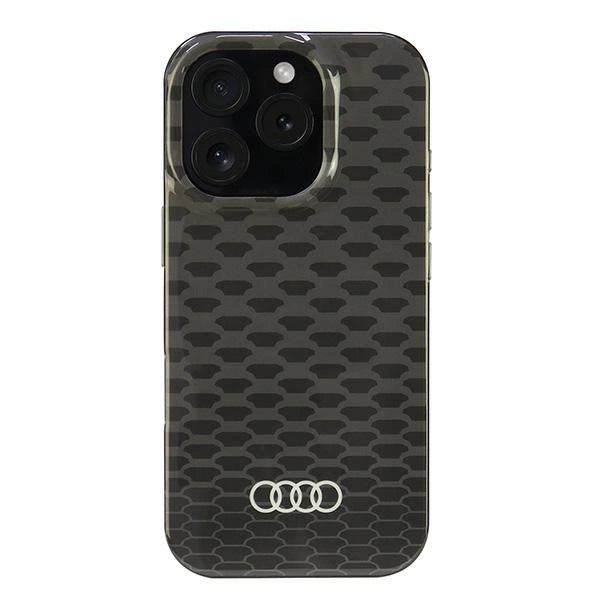 Audi IML Stitching Pattern MagSafe iPhone 16 Pro 6.3" black/black hardcase AU-IMLMIP16P-Q5/D3-BK_0