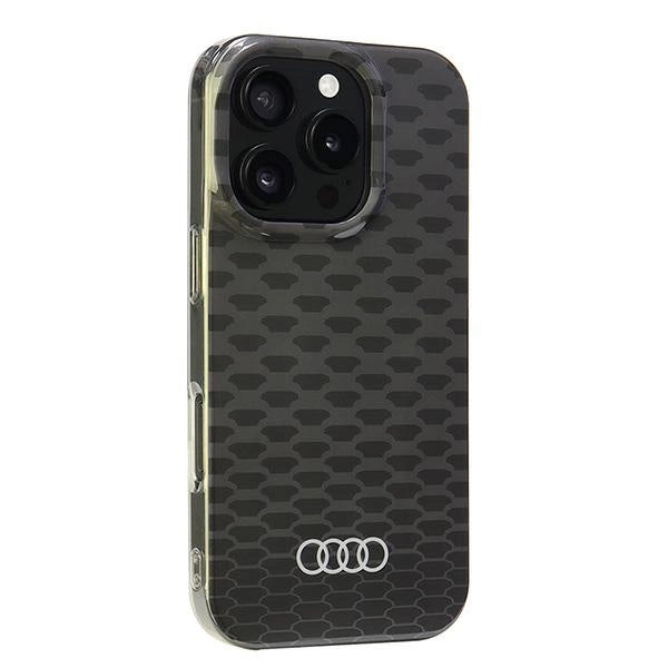 Audi IML Stitching Pattern MagSafe iPhone 16 Pro 6.3" black/black hardcase AU-IMLMIP16P-Q5/D3-BK_1