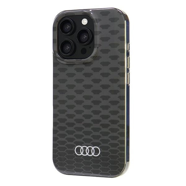 Audi IML Stitching Pattern MagSafe iPhone 16 Pro 6.3" black/black hardcase AU-IMLMIP16P-Q5/D3-BK_2