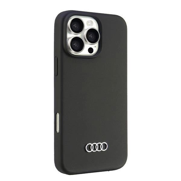 Audi Silicone Case iPhone 16 Pro Max 6.9" black/black hardcase AU-LSRIP16PM-Q3/D1-BK_1