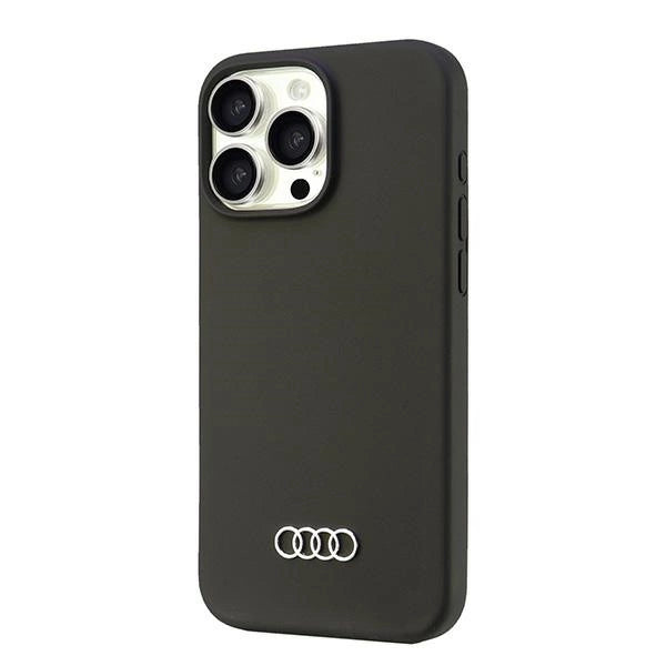 Audi Silicone Case iPhone 16 Pro Max 6.9" black/black hardcase AU-LSRIP16PM-Q3/D1-BK_2