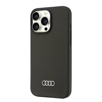Audi Silicone Case iPhone 16 Pro Max 6.9" black/black hardcase AU-LSRIP16PM-Q3/D1-BK_2