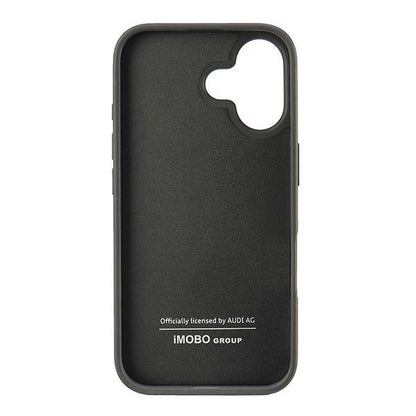 Audi Synthetic Leather iPhone 16 6.1" black/black hardcase AU-TPUPCIP16-GT/D2-BK_5