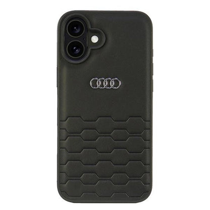 Audi Synthetic Leather iPhone 16 Plus 6.7" black/black hardcase AU-TPUPCIP16M-GT/D2-BK_0