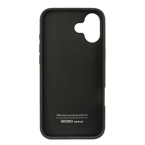 Audi Synthetic Leather iPhone 16 Plus 6.7" black/black hardcase AU-TPUPCIP16M-GT/D2-BK_5