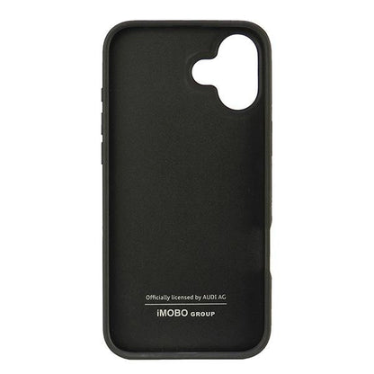 Audi Synthetic Leather iPhone 16 Plus 6.7" black/black hardcase AU-TPUPCIP16M-GT/D2-BK_5