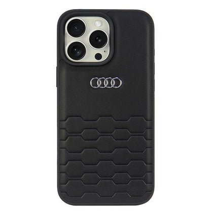 Audi Synthetic Leather iPhone 16 Pro Max 6.9" black/black hardcase AU-TPUPCIP16PM-GT/D2-BK_0