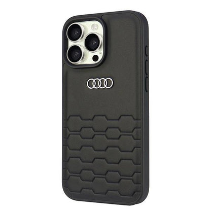 Audi Synthetic Leather iPhone 16 Pro Max 6.9" black/black hardcase AU-TPUPCIP16PM-GT/D2-BK_1
