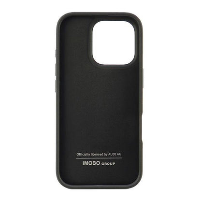 Audi Synthetic Leather iPhone 16 Pro 6.3" black/black hardcase AU-TPUPCIP16P-GT/D2-BK_5