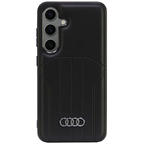 Audi Synthetic Leather MagSafe S24 S921 black/black hardcase AU-TPUPCMS24-Q5/D1-BK_0