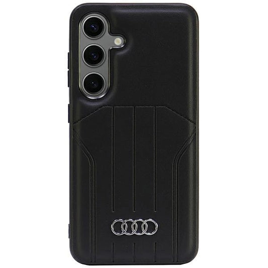 Audi Synthetic Leather MagSafe S24 S921 black/black hardcase AU-TPUPCMS24-Q5/D1-BK_0