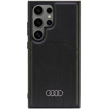 Audi Synthetic Leather MagSafe S24 Ultra S928 black/black hardcase AU-TPUPCMS24U-Q5/D1-BK_0