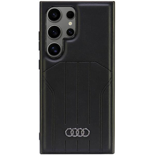 Audi Synthetic Leather MagSafe S24 Ultra S928 black/black hardcase AU-TPUPCMS24U-Q5/D1-BK_0