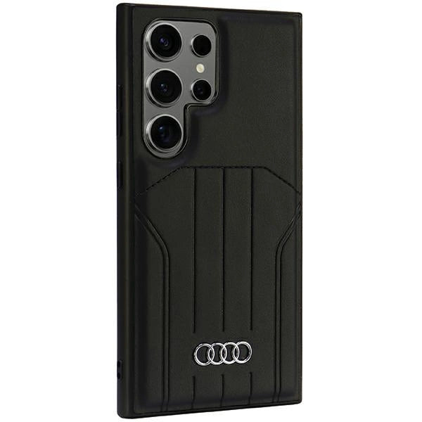 Audi Synthetic Leather MagSafe S24 Ultra S928 black/black hardcase AU-TPUPCMS24U-Q5/D1-BK_2