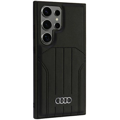 Audi Synthetic Leather MagSafe S24 Ultra S928 black/black hardcase AU-TPUPCMS24U-Q5/D1-BK_2