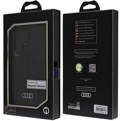 Audi Synthetic Leather MagSafe S24 Ultra S928 black/black hardcase AU-TPUPCMS24U-Q5/D1-BK_6
