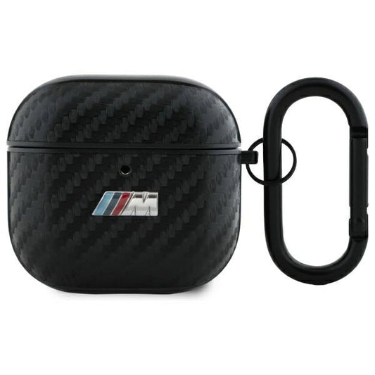 BMW BMA4CMPUCA AirPods 4 cover black/black PU Carbon M Collection_0