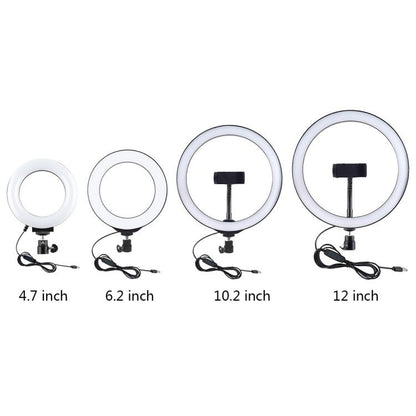 Ring LED lamp Puluz with adjustable base PU391_2
