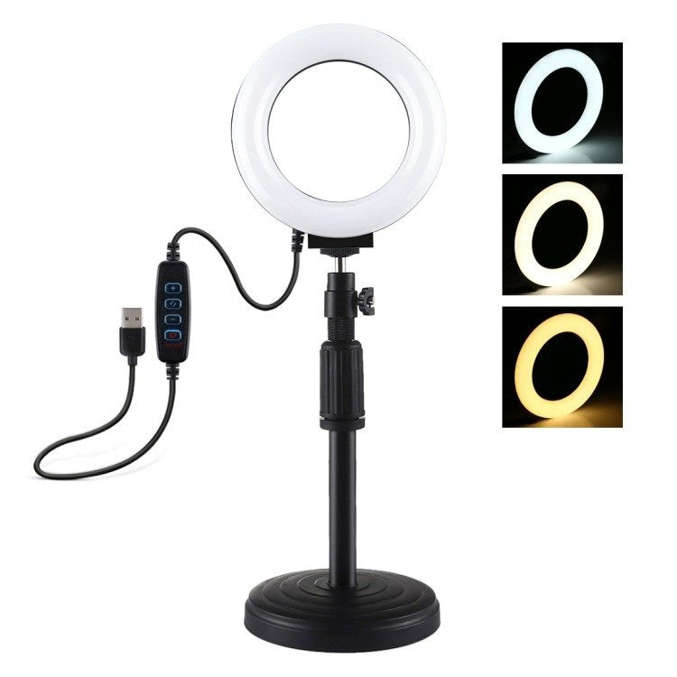 Ring LED lamp Puluz with adjustable base PU391_1