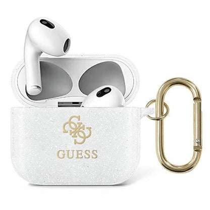 Guess GUA3UCG4GT AirPods 3 cover Transparent Glitter Collection_0