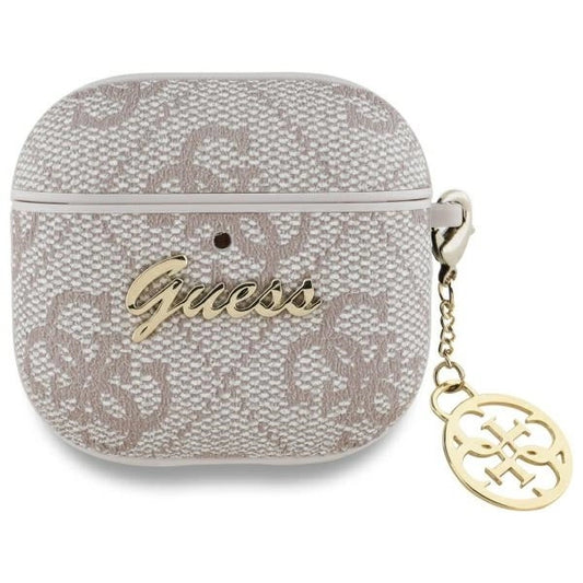 Guess GUA4G4GSMP AirPods 4 cover pink/pink 4G Charm Collection_0