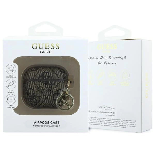 Guess GUA4G4GSMW AirPods 4 cover brown 4G Charm Collection_2