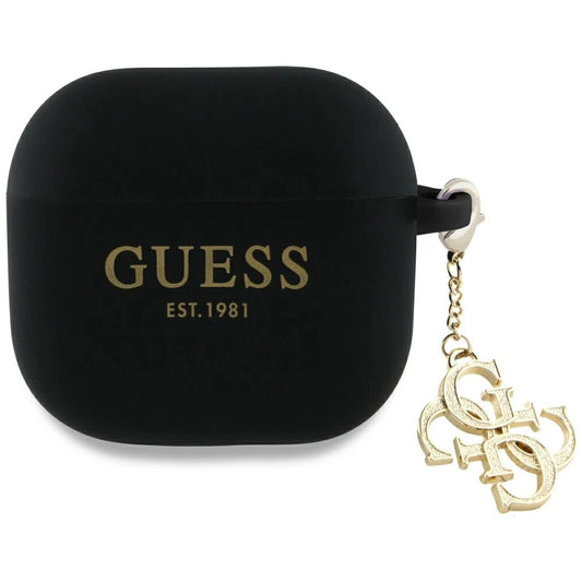 Guess 4G Charm Case for AirPods 4 - Black_0