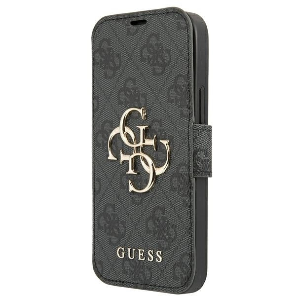 Guess GUBKP13X4GMGGR iPhone 13 Pro Max 6.7&quot; gray/gray book 4G Big Metal Logo_0
