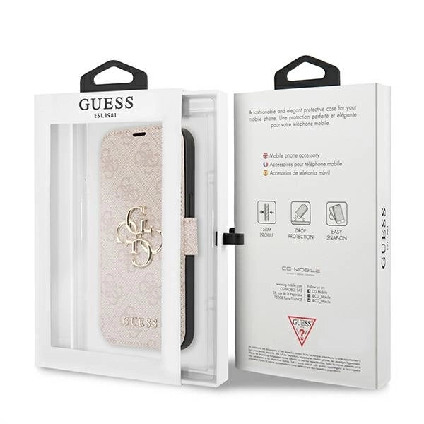 Guess GUBKP13X4GMGPI iPhone 13 Pro Max 6.7&quot; pink/pink book 4G Big Metal Logo_6