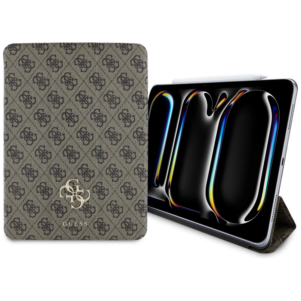 Guess GUFC11PM24PS4SGW iPad Pro 11" 2024 brown Magnetic 4G Big Logo_0