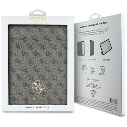 Guess GUFC13RM24PS4SGW iPad Air 13&quot; 2024 brown Magnetic 4G Big Logo_4