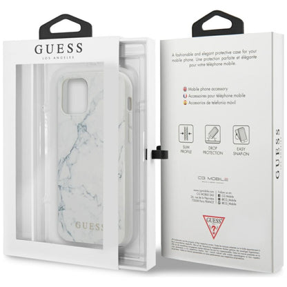 Guess Marble Case for iPhone 12 mini 5.4" - White_10
