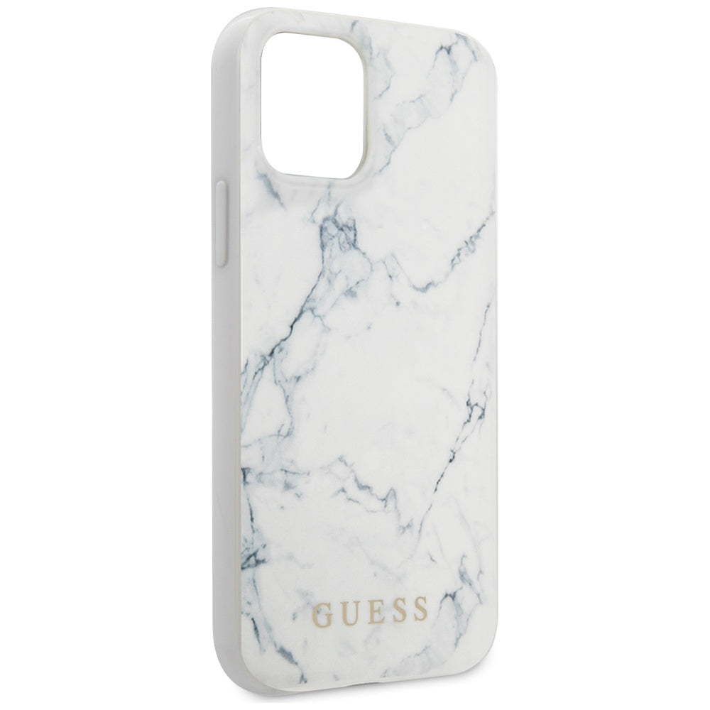 Guess Marble Case for iPhone 12 mini 5.4" - White_1