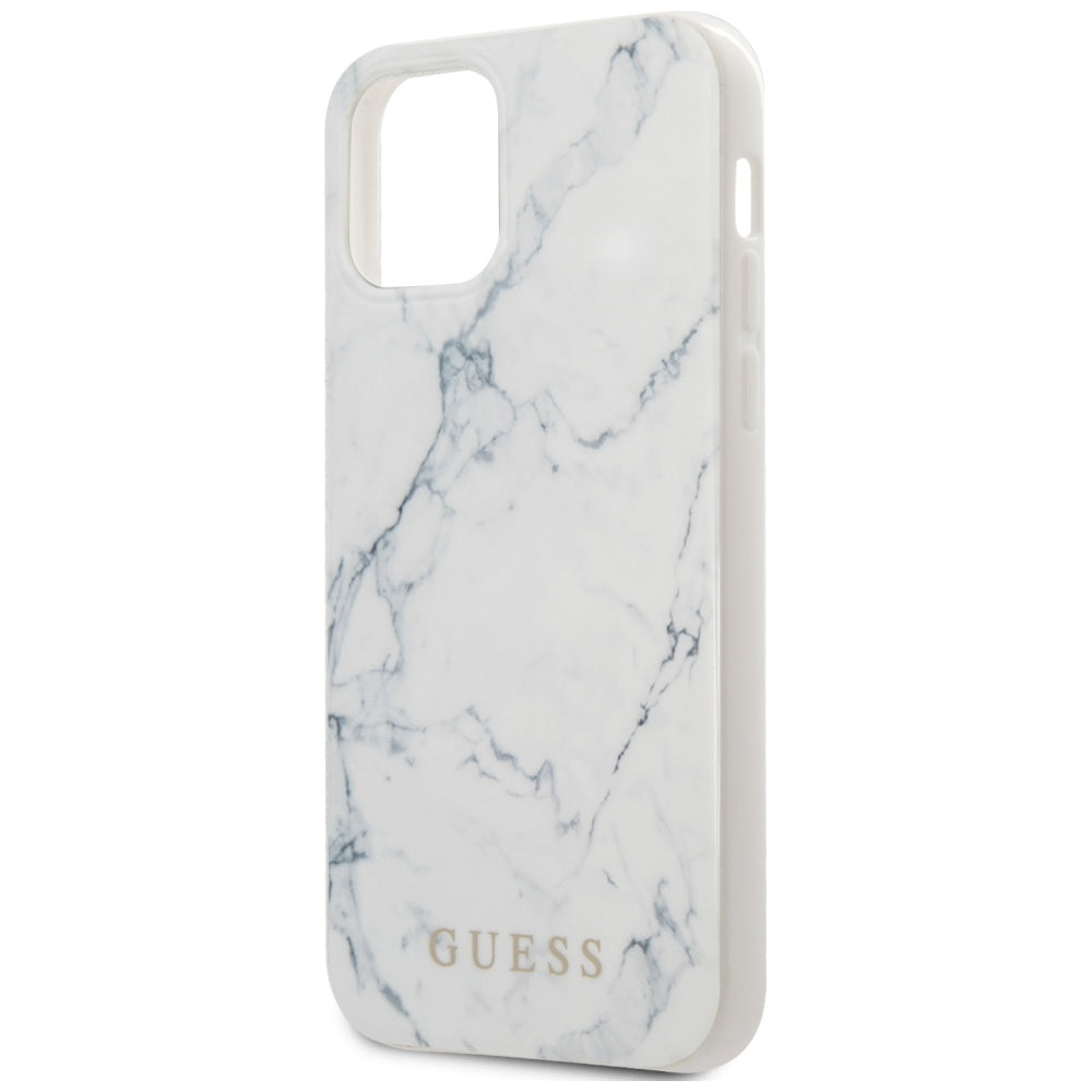 Guess Marble Case for iPhone 12 mini 5.4" - White_2