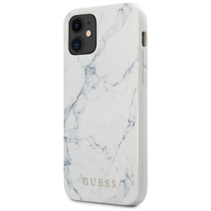 Guess Marble Case for iPhone 12 mini 5.4" - White_4