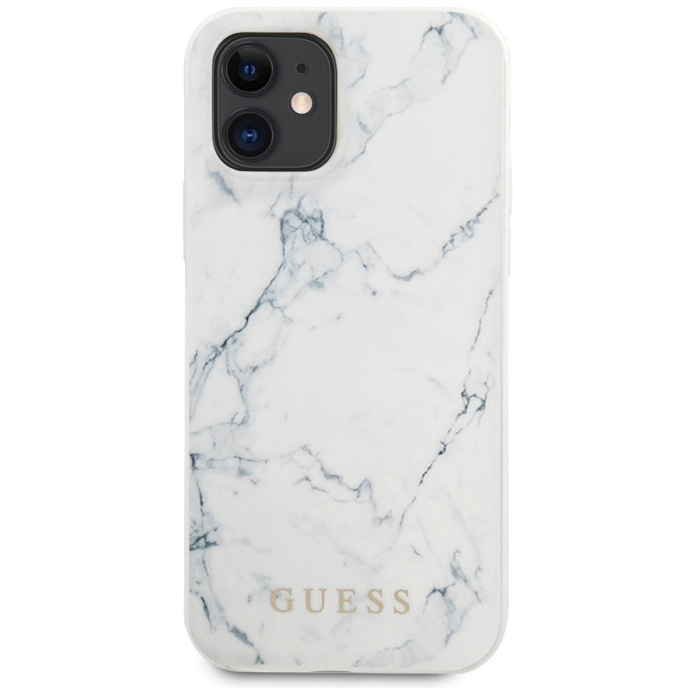 Guess Marble Case for iPhone 12 mini 5.4" - White_5