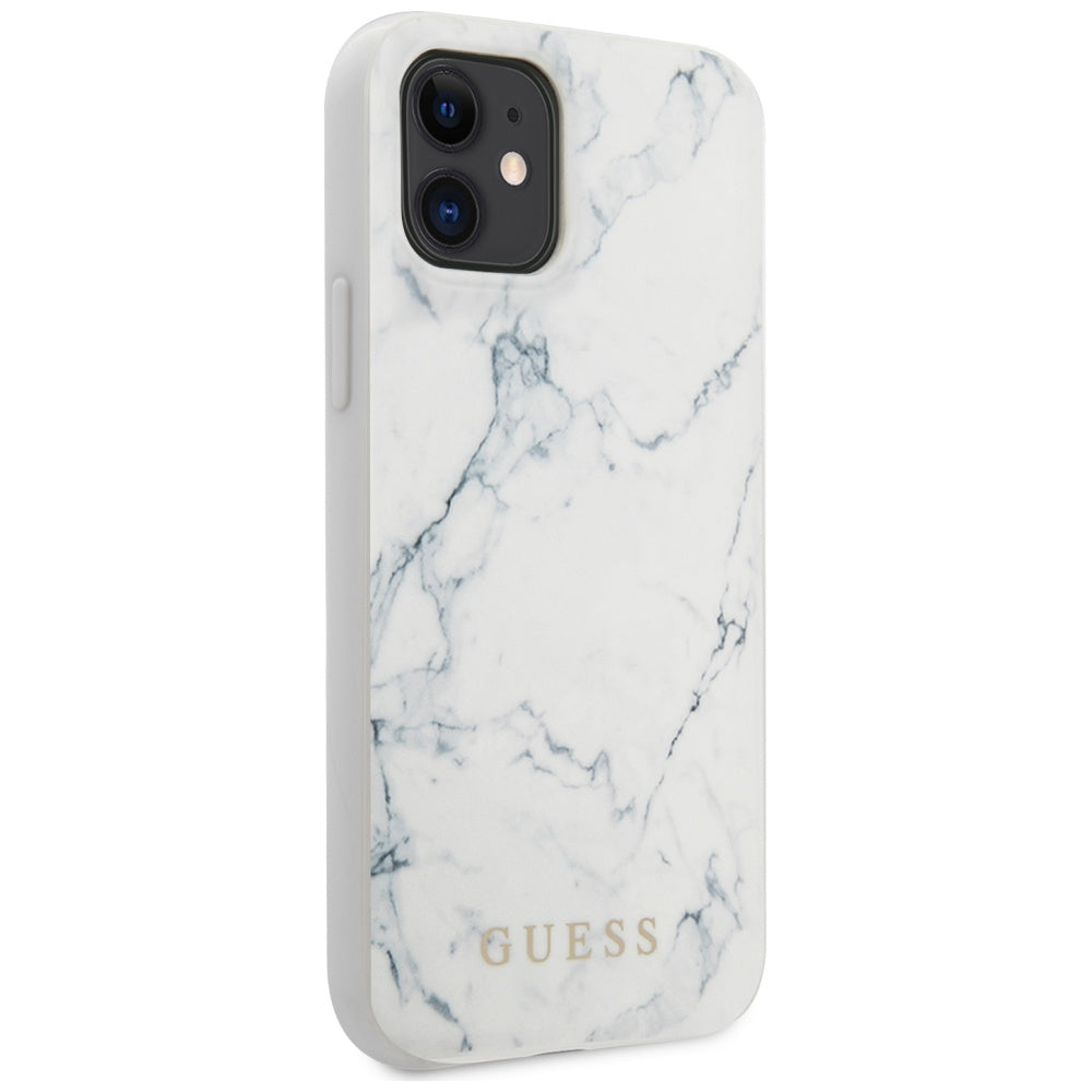 Guess Marble Case for iPhone 12 mini 5.4" - White_6