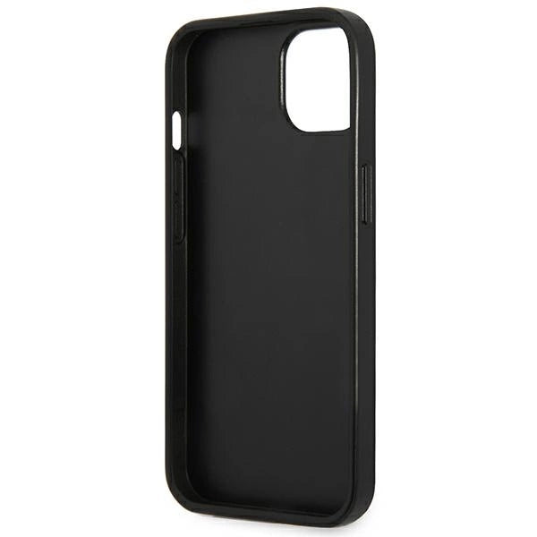 Guess SaffianoTriangle Logo case for iPhone 13 / 14 / 15 6.1" - silver_6