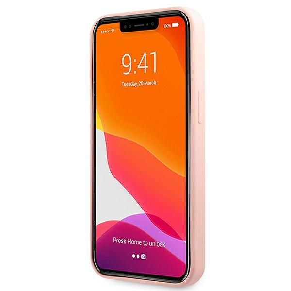 Guess Silicone 4G Logo Case for iPhone 13 Pro Max 6.7" - Pink_4