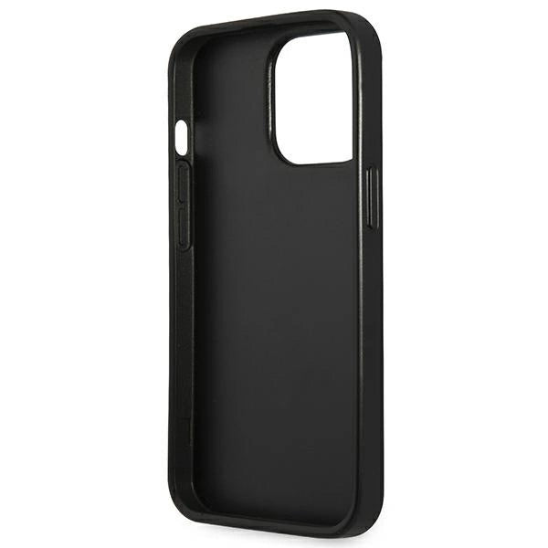 Guess Saffiano Triangle Logo case for iPhone 13 Pro Max 6.7" - silver_6