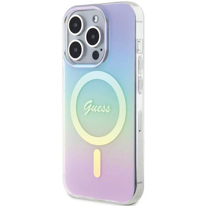 Guess GUHMP15LHITSU iPhone 15 Pro 6.1" purple/purple hardcase IML Iridescent MagSafe_1