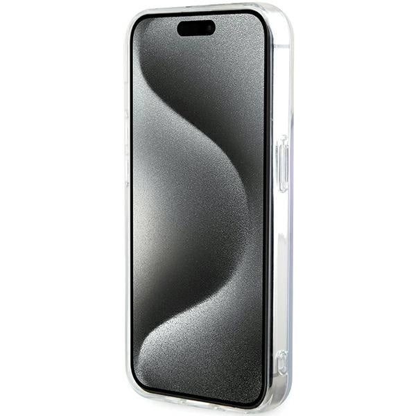 Guess GUHMP15LHITSU iPhone 15 Pro 6.1" purple/purple hardcase IML Iridescent MagSafe_4