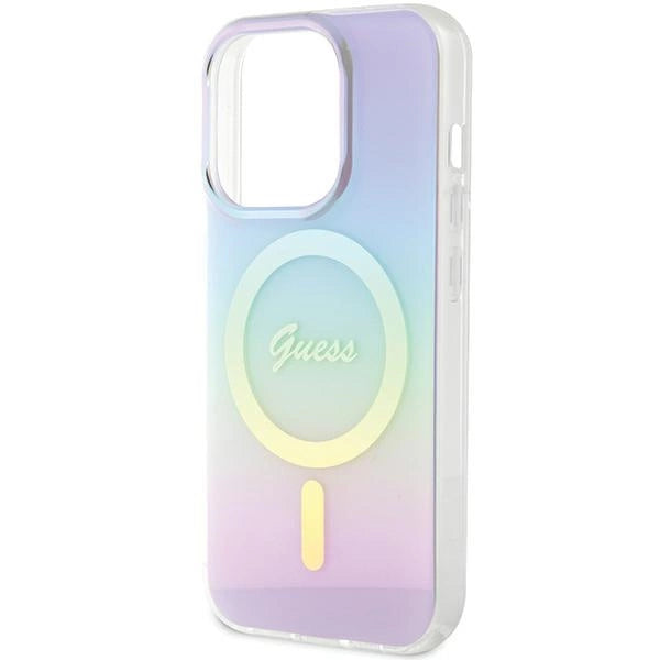 Guess GUHMP15LHITSU iPhone 15 Pro 6.1" purple/purple hardcase IML Iridescent MagSafe_5