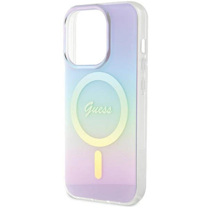 Guess GUHMP15LHITSU iPhone 15 Pro 6.1" purple/purple hardcase IML Iridescent MagSafe_5