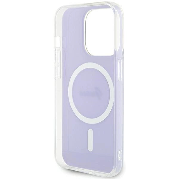 Guess GUHMP15LHITSU iPhone 15 Pro 6.1" purple/purple hardcase IML Iridescent MagSafe_6