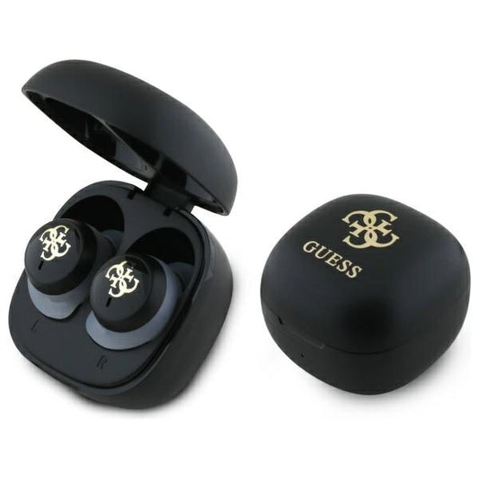 Guess Bluetooth headphones GUTWSJ144ESK TWS + docking station black/black Iridescent 4G Printed Logo_0