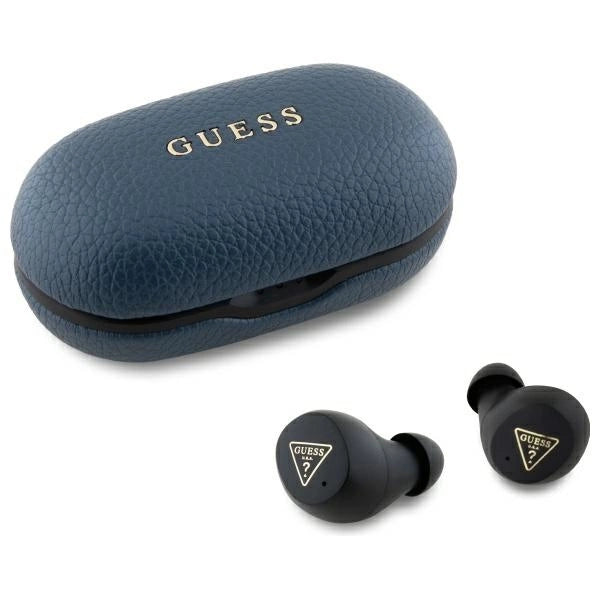 Guess Bluetooth headphones GUTWSPGTSPSB TWS + docking station blue/blue Grained Classic Logo_0